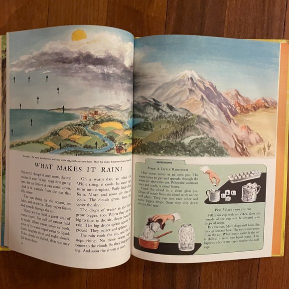 Vintage 1957 The Golden Picture Book Of Science with 45 Experiments & Activities - Picture 8 of 9